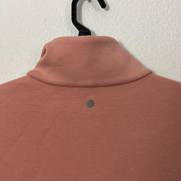 Calia Soft Scuba Golf 1/4 Zip Crop Pullover Top Sweatshirt - Picture 9 of 11